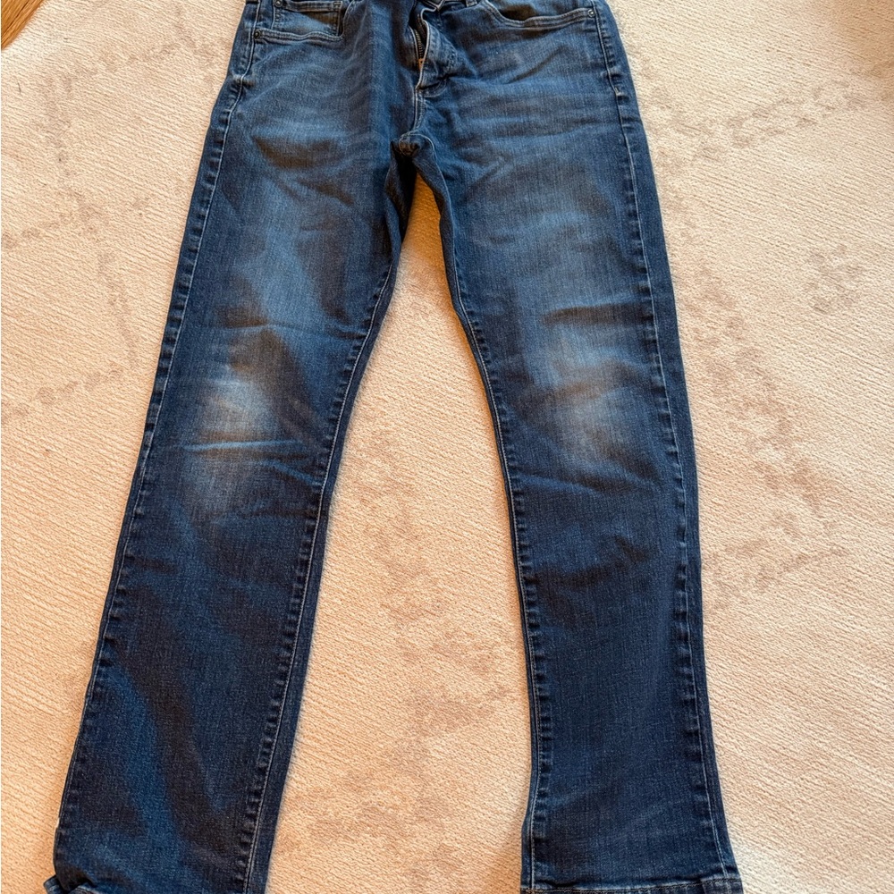 DL1961 Dark Blue Straight Leg Jeans